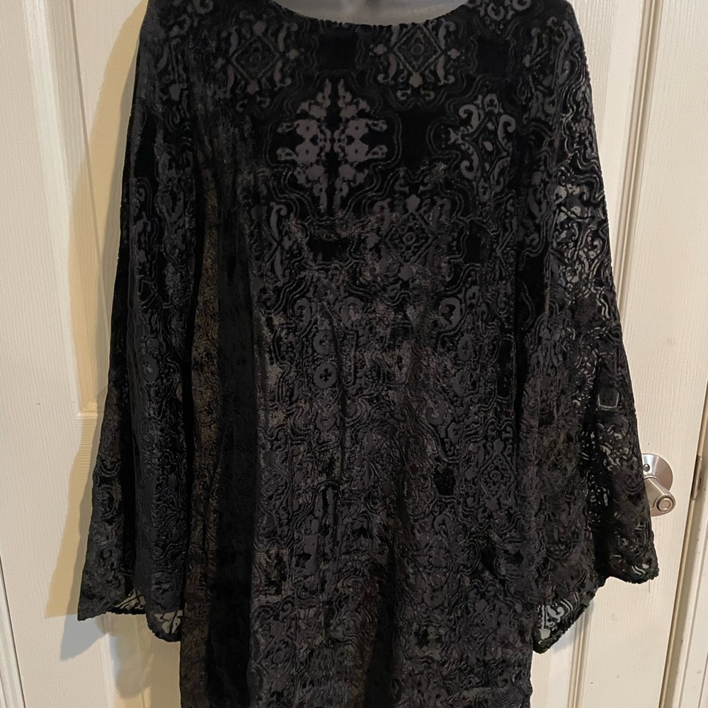 Show Me Your Mumu black velvet design dress Women’s S